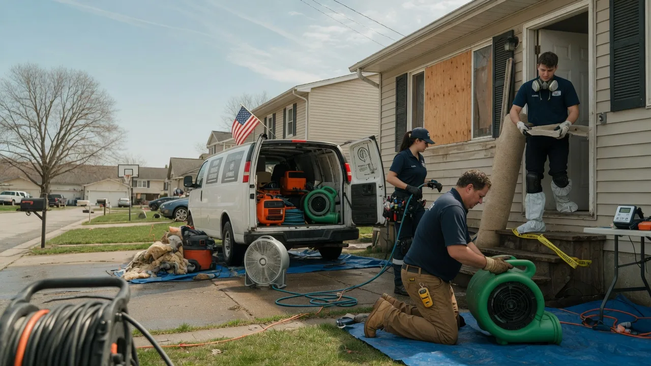 Water Damage Restoration in Twin Oaks, OK near me